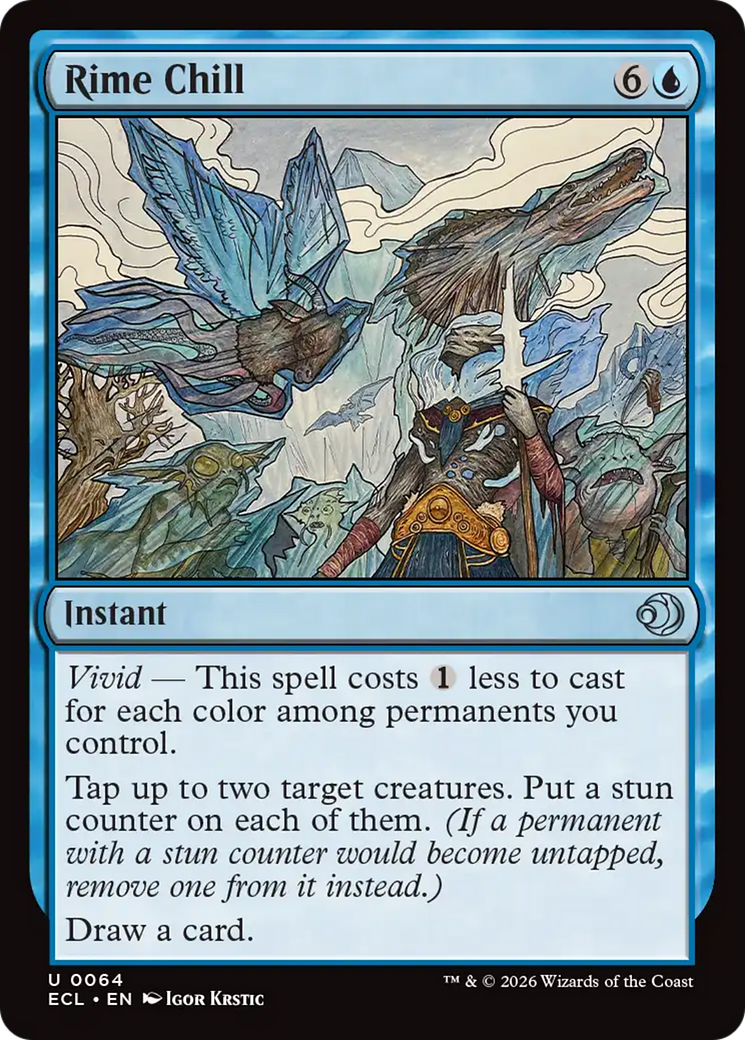 Rime Chill [Lorwyn Eclipsed] MTG Single Magic: The Gathering | Red Claw Gaming