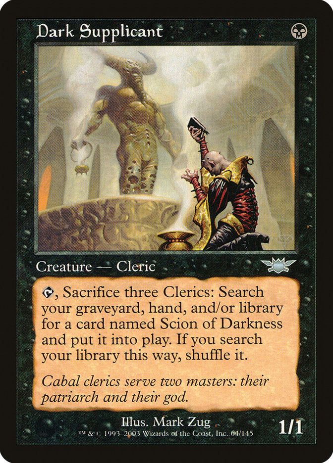 Dark Supplicant [Legions] MTG Single Magic: The Gathering | Red Claw Gaming