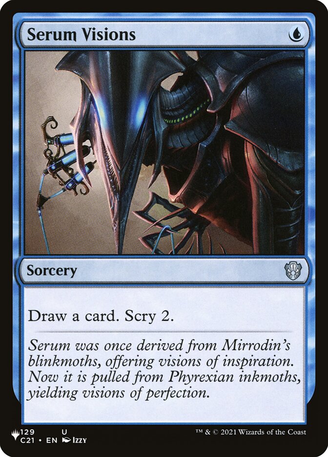 Serum Visions [Secret Lair: Heads I Win, Tails You Lose] MTG Single Magic: The Gathering | Red Claw Gaming