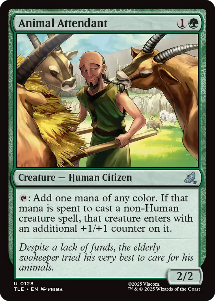 Animal Attendant [Avatar: The Last Airbender: Eternal-Legal] MTG Single Magic: The Gathering | Red Claw Gaming