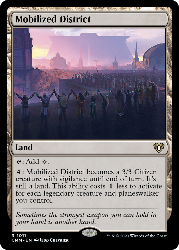 Mobilized District [Commander Masters] MTG Single Magic: The Gathering | Red Claw Gaming