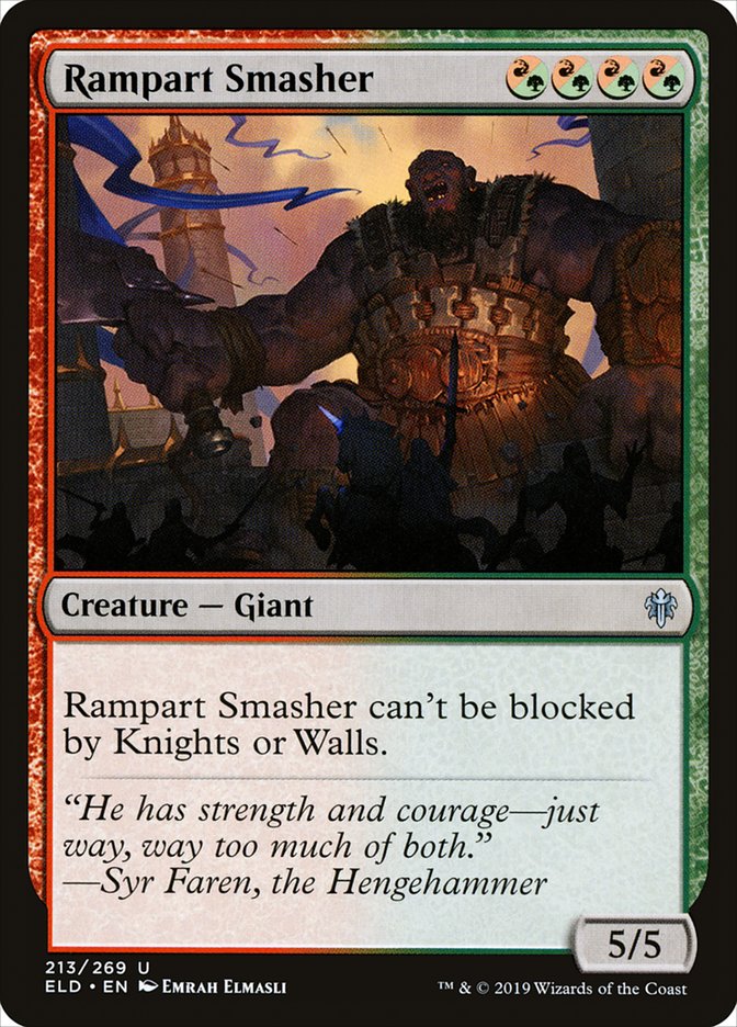 Rampart Smasher [Throne of Eldraine] MTG Single Magic: The Gathering | Red Claw Gaming