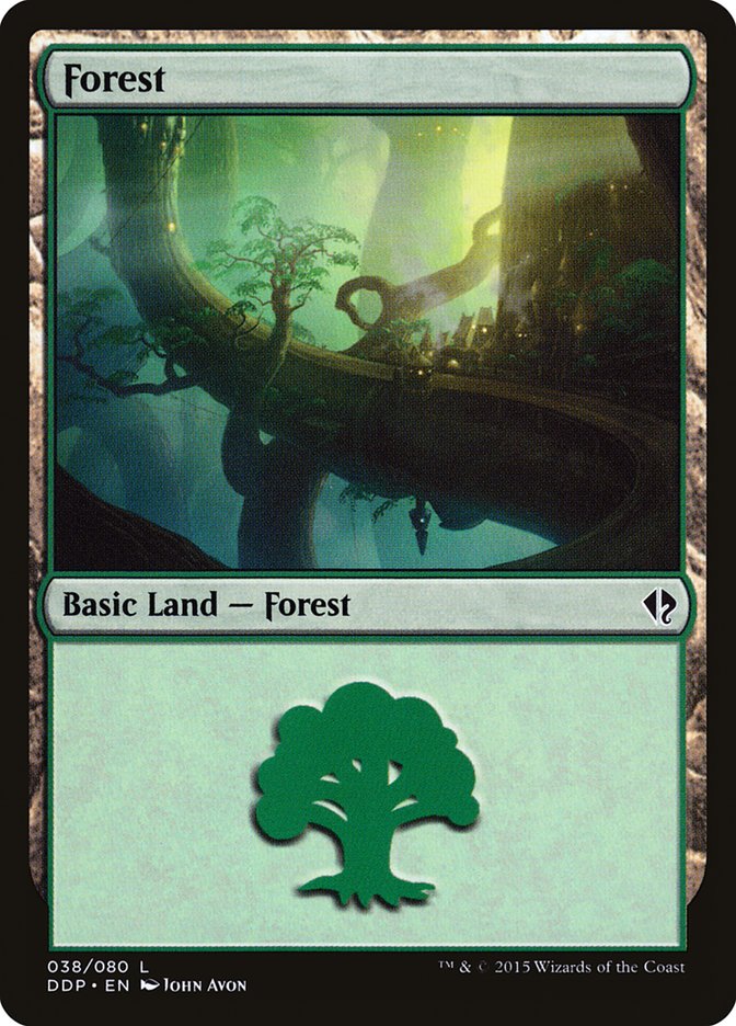 Forest (38) [Duel Decks: Zendikar vs. Eldrazi] MTG Single Magic: The Gathering | Red Claw Gaming