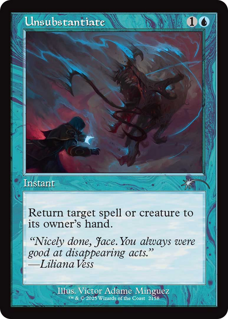 Unsubstantiate (Retro Frame) [Secret Lair Drop Series] MTG Single Magic: The Gathering | Red Claw Gaming