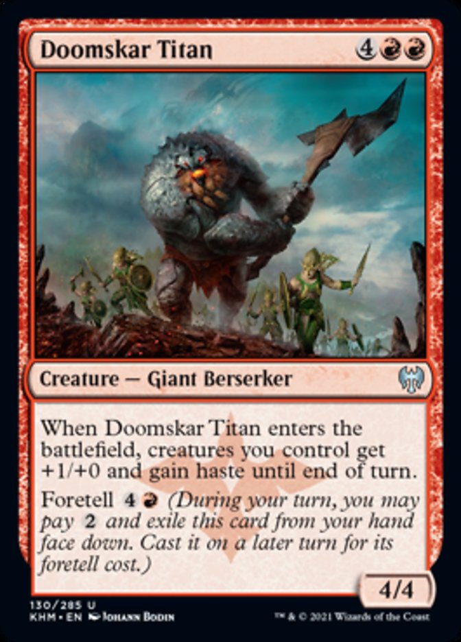 Doomskar Titan [Kaldheim] MTG Single Magic: The Gathering | Red Claw Gaming