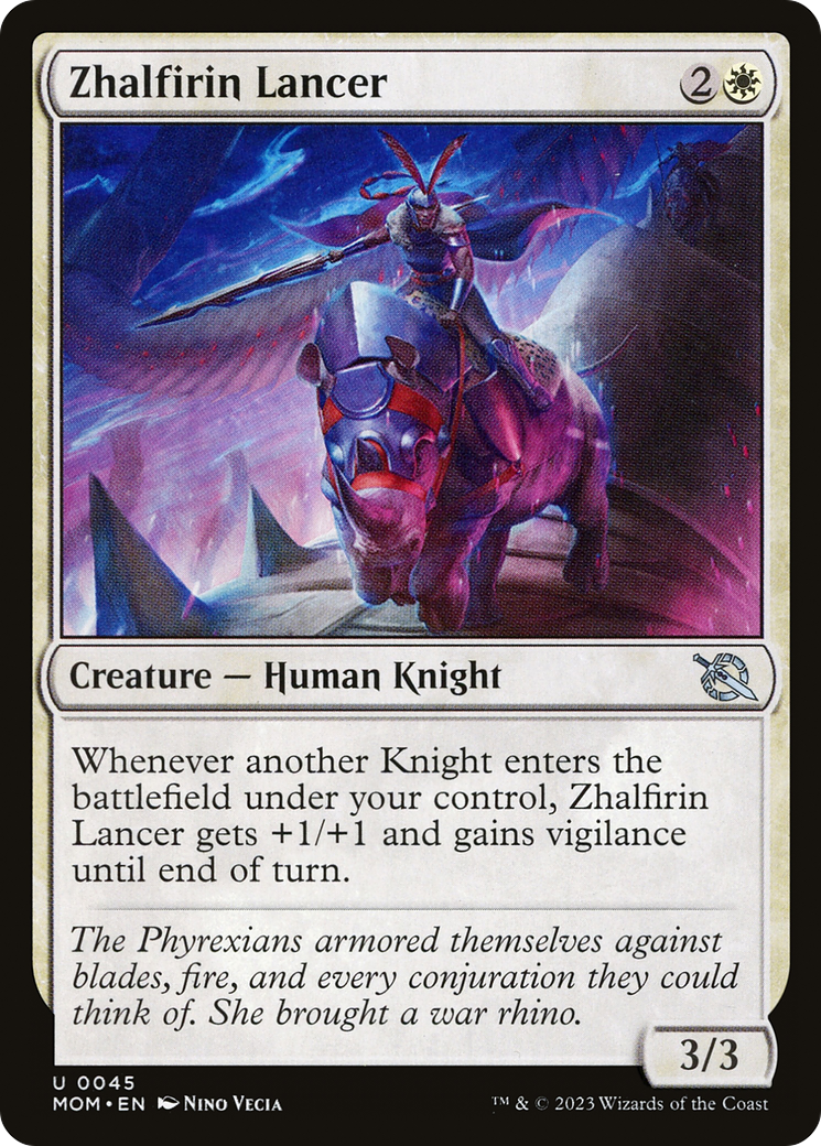 Zhalfirin Lancer [March of the Machine] MTG Single Magic: The Gathering    | Red Claw Gaming