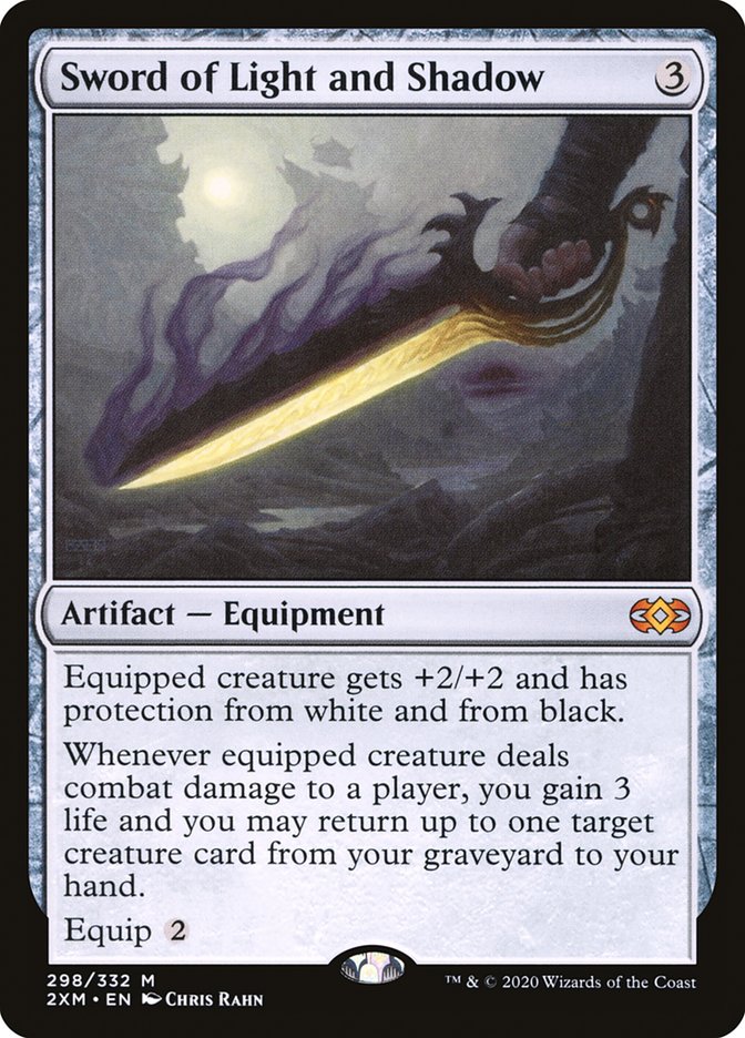 Sword of Light and Shadow [Double Masters] MTG Single Magic: The Gathering | Red Claw Gaming