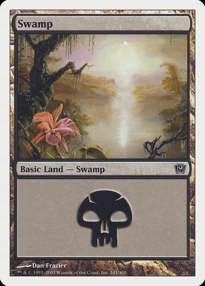 Swamp (341) [Ninth Edition] MTG Single Magic: The Gathering | Red Claw Gaming