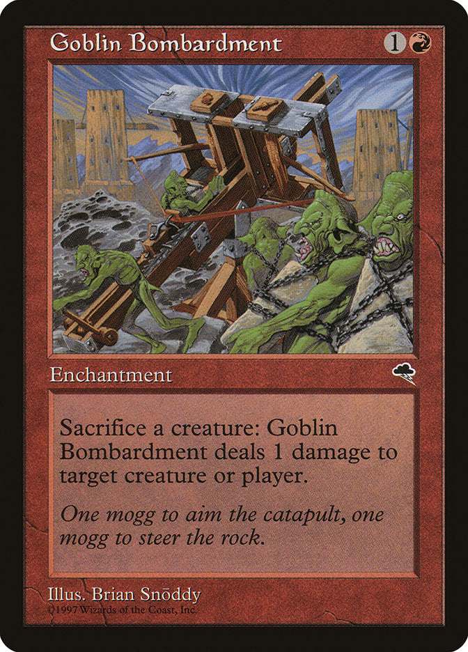 Goblin Bombardment [Tempest] MTG Single Magic: The Gathering | Red Claw Gaming