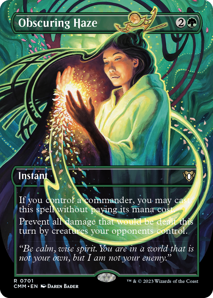 Obscuring Haze (Borderless Alternate Art) [Commander Masters] MTG Single Magic: The Gathering | Red Claw Gaming