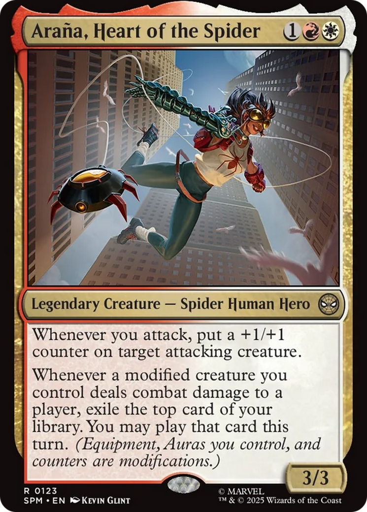 Arana, Heart of the Spider [Marvel's Spider-Man] MTG Single Magic: The Gathering | Red Claw Gaming
