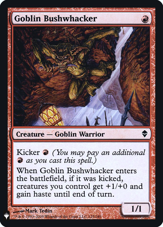 Goblin Bushwhacker [Mystery Booster] MTG Single Magic: The Gathering | Red Claw Gaming