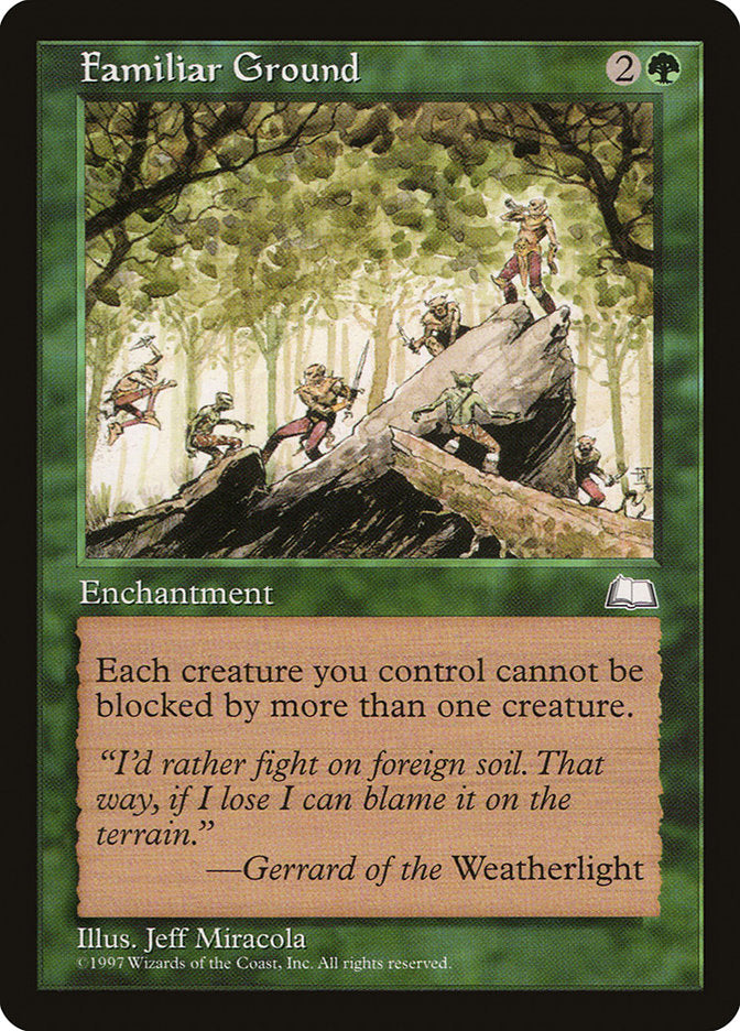 Familiar Ground [Weatherlight] MTG Single Magic: The Gathering | Red Claw Gaming