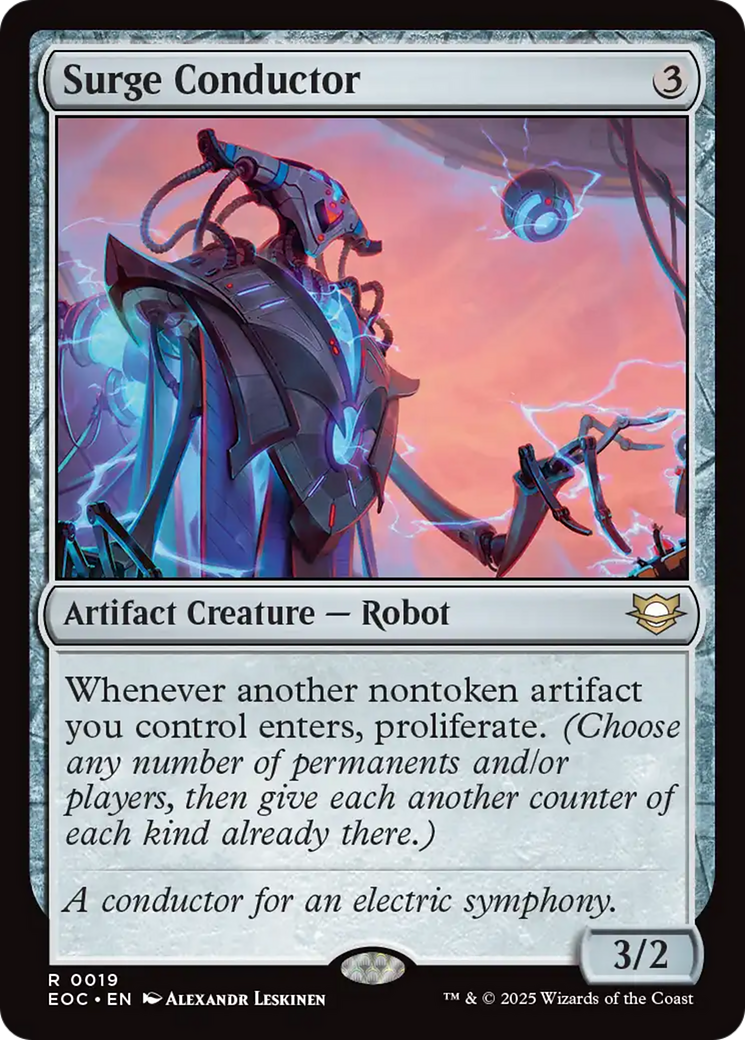 Surge Conductor [Edge of Eternities Commander] MTG Single Magic: The Gathering | Red Claw Gaming