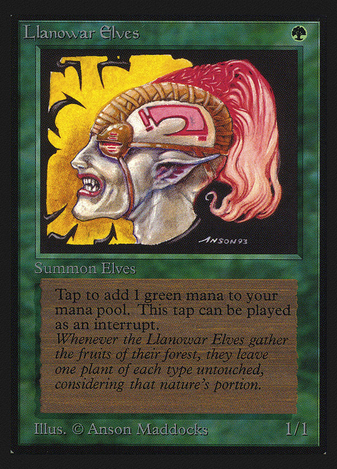 Llanowar Elves [International Collectors' Edition] MTG Single Magic: The Gathering | Red Claw Gaming