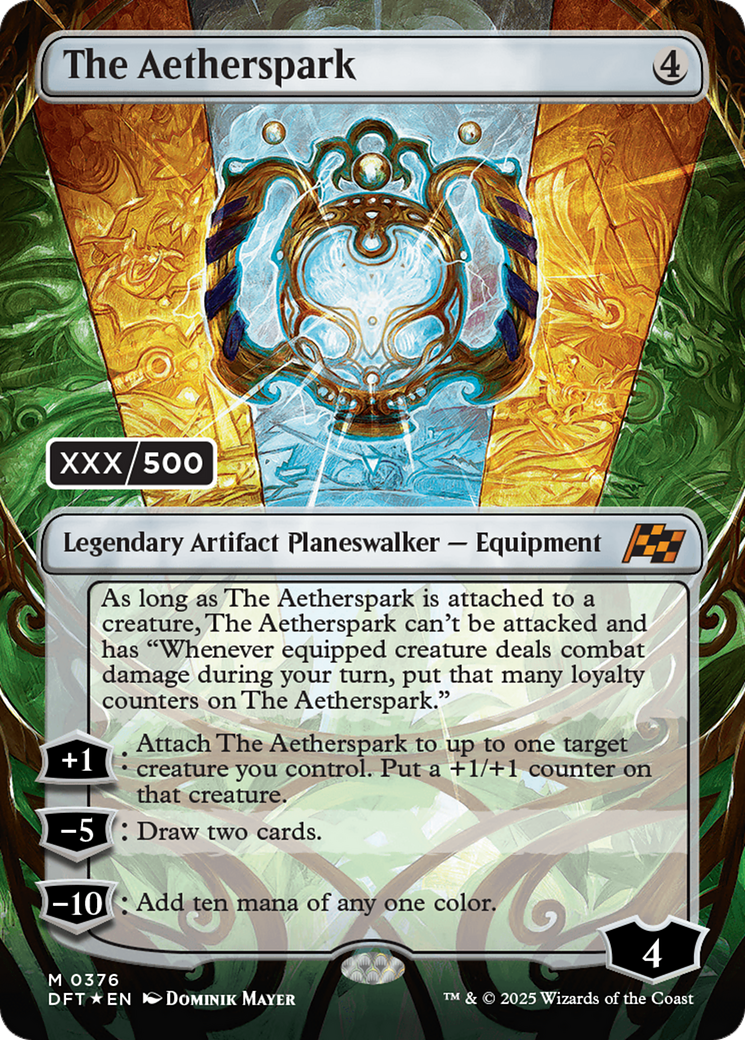 The Aetherspark (Serial Numbered) [Aetherdrift] MTG Single Magic: The Gathering | Red Claw Gaming