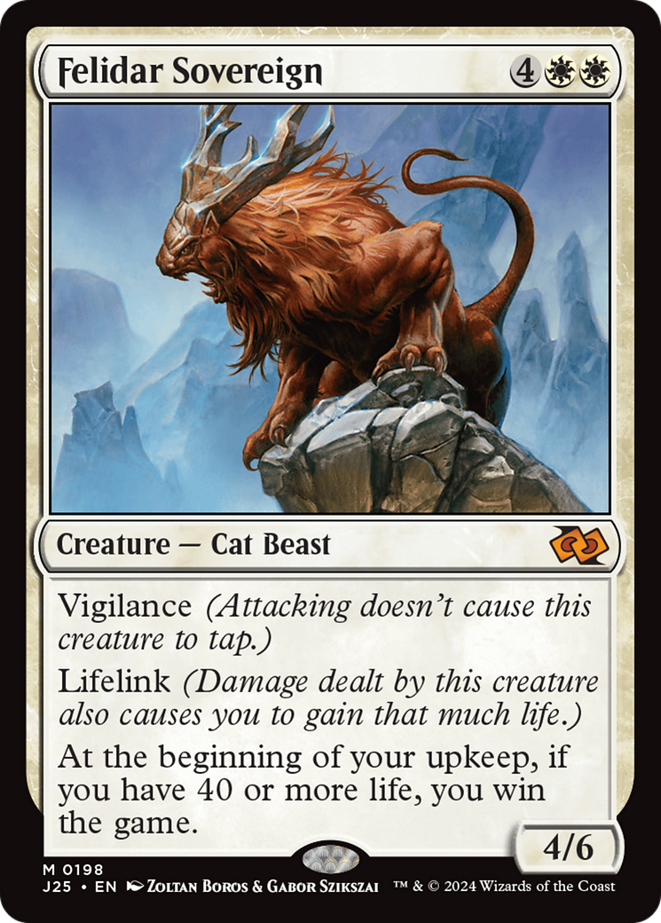 Felidar Sovereign [Foundations Jumpstart] MTG Single Magic: The Gathering | Red Claw Gaming