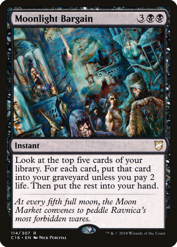 Moonlight Bargain [Commander 2018] MTG Single Magic: The Gathering | Red Claw Gaming