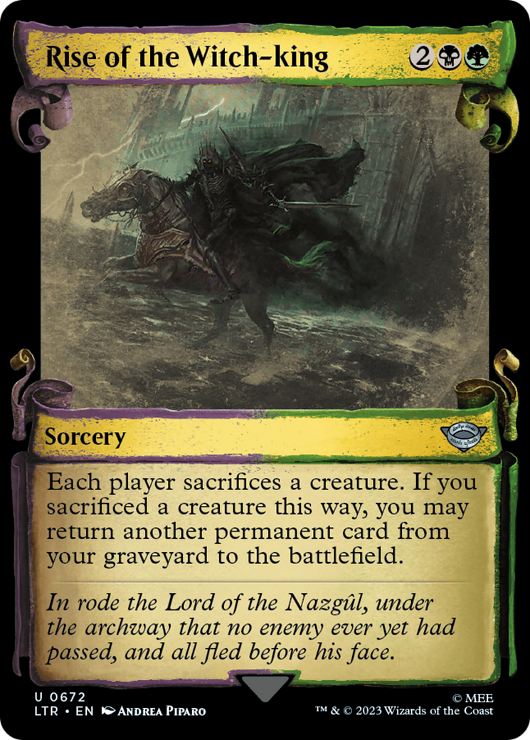 Rise of the Witch-king [The Lord of the Rings: Tales of Middle-Earth Showcase Scrolls] MTG Single Magic: The Gathering | Red Claw Gaming