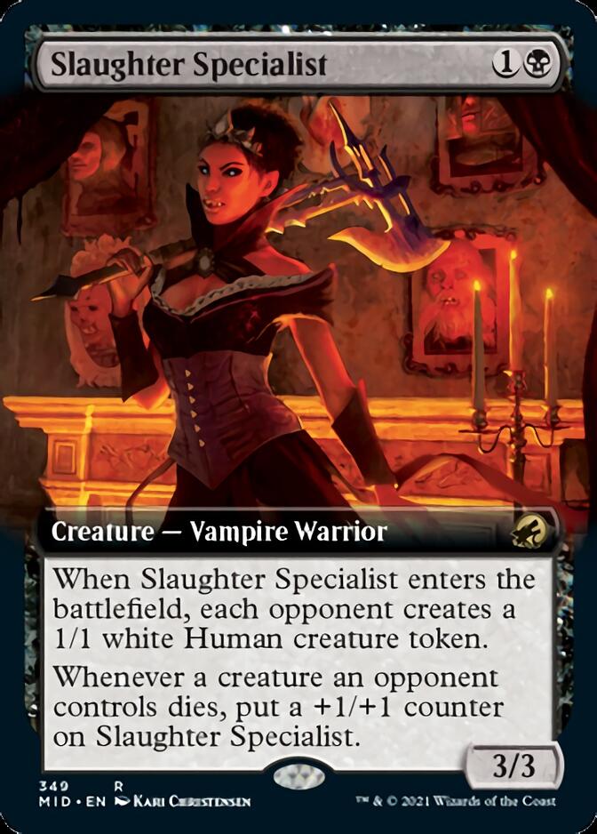 Slaughter Specialist (Extended Art) [Innistrad: Midnight Hunt] MTG Single Magic: The Gathering | Red Claw Gaming