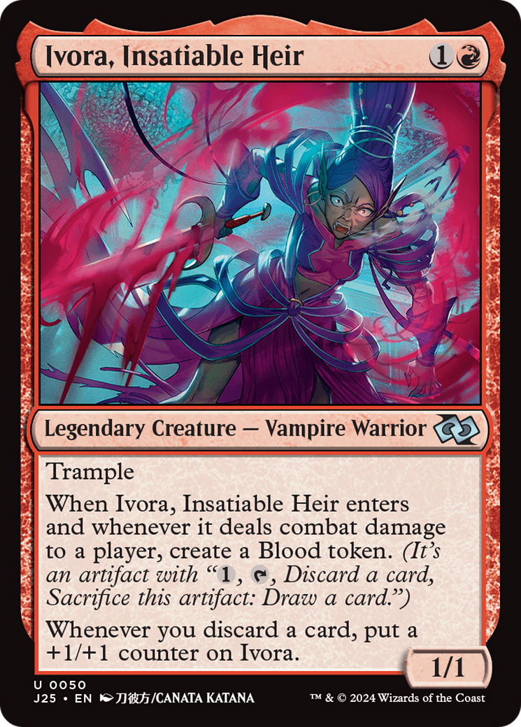 Ivora, Insatiable Heir (Anime) [Foundations Jumpstart] MTG Single Magic: The Gathering | Red Claw Gaming