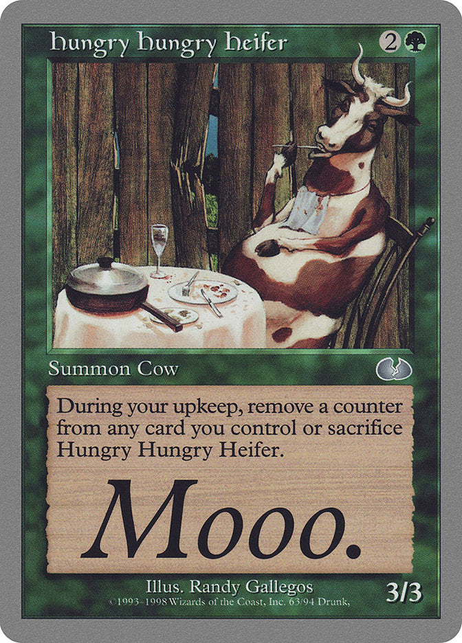 Hungry Hungry Heifer [Unglued] MTG Single Magic: The Gathering | Red Claw Gaming