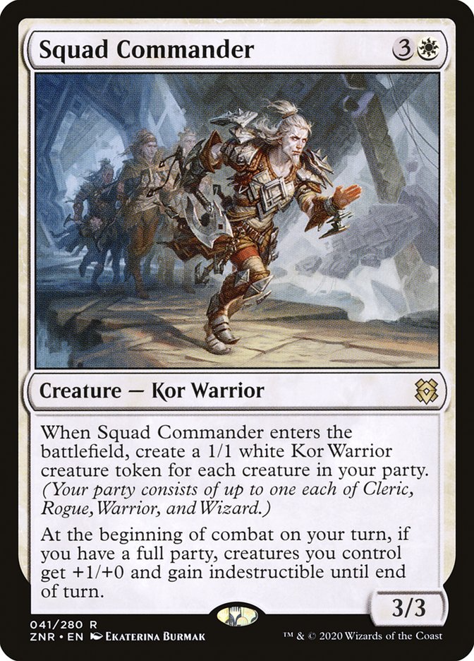 Squad Commander [Zendikar Rising] MTG Single Magic: The Gathering | Red Claw Gaming