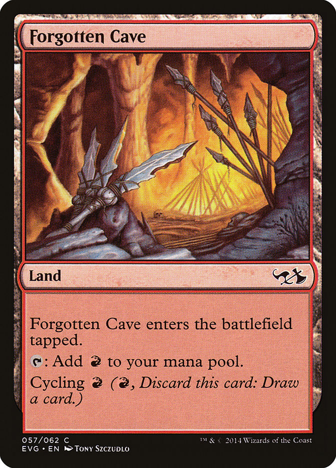 Forgotten Cave (Elves vs. Goblins) [Duel Decks Anthology] MTG Single Magic: The Gathering | Red Claw Gaming