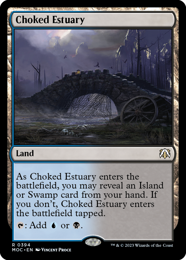 Choked Estuary [March of the Machine Commander] MTG Single Magic: The Gathering | Red Claw Gaming