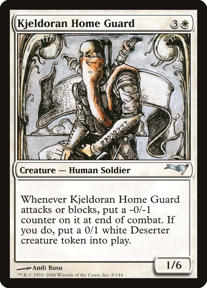 Kjeldoran Home Guard [Coldsnap Theme Decks] MTG Single Magic: The Gathering | Red Claw Gaming