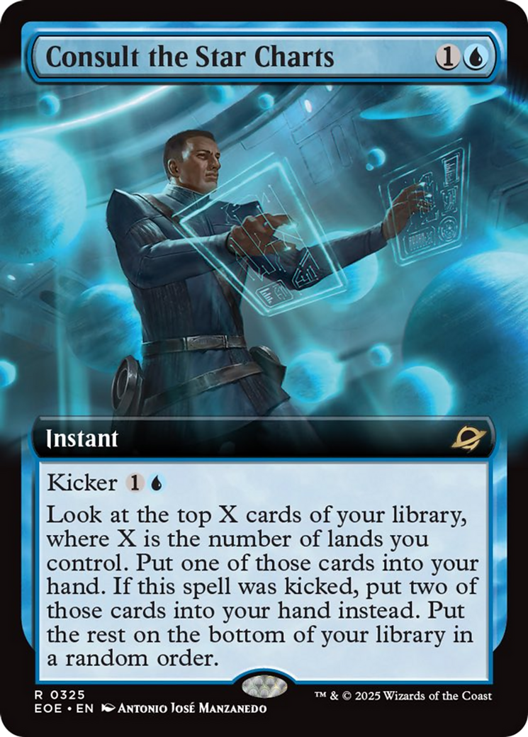 Consult the Star Charts (Extended Art) [Edge of Eternities] MTG Single Magic: The Gathering | Red Claw Gaming