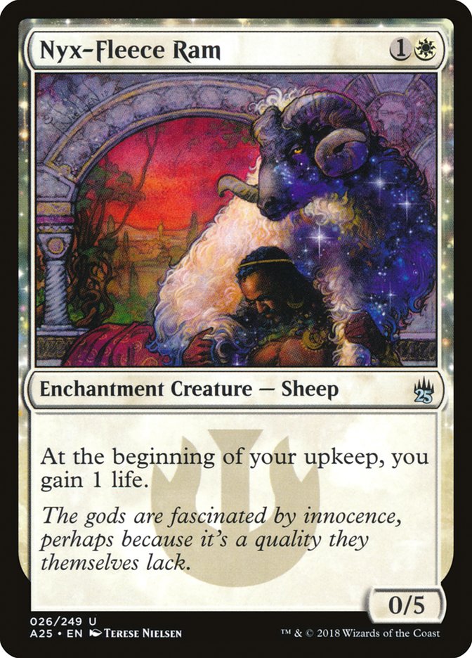 Nyx-Fleece Ram [Masters 25] MTG Single Magic: The Gathering | Red Claw Gaming