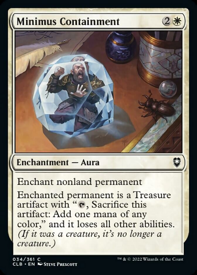 Minimus Containment [Commander Legends: Battle for Baldur's Gate] MTG Single Magic: The Gathering | Red Claw Gaming