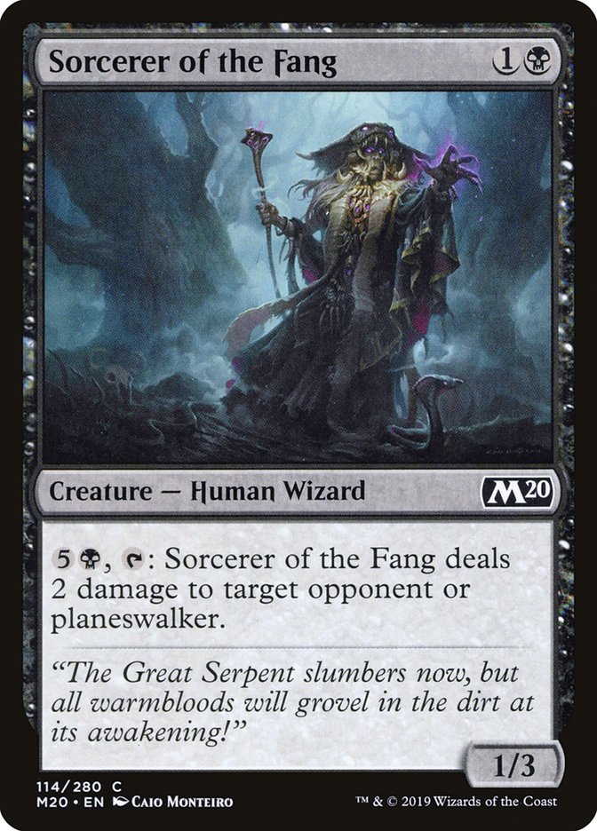 Sorcerer of the Fang [Core Set 2020] MTG Single Magic: The Gathering | Red Claw Gaming
