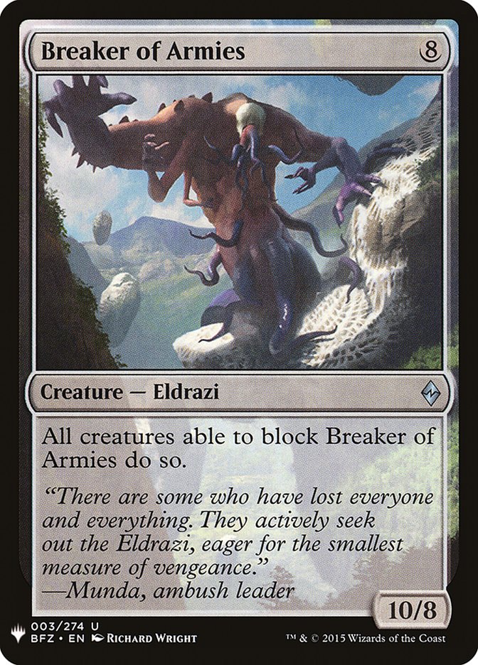 Breaker of Armies [Mystery Booster] MTG Single Magic: The Gathering | Red Claw Gaming