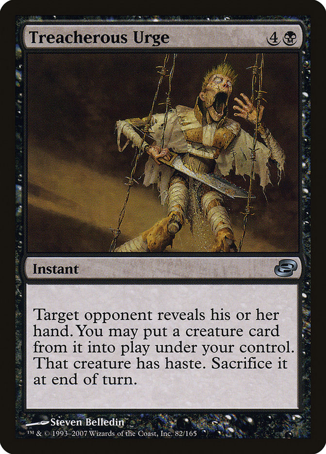 Treacherous Urge [Planar Chaos] MTG Single Magic: The Gathering | Red Claw Gaming