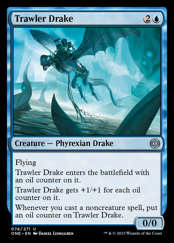 Trawler Drake [Phyrexia: All Will Be One] MTG Single Magic: The Gathering | Red Claw Gaming