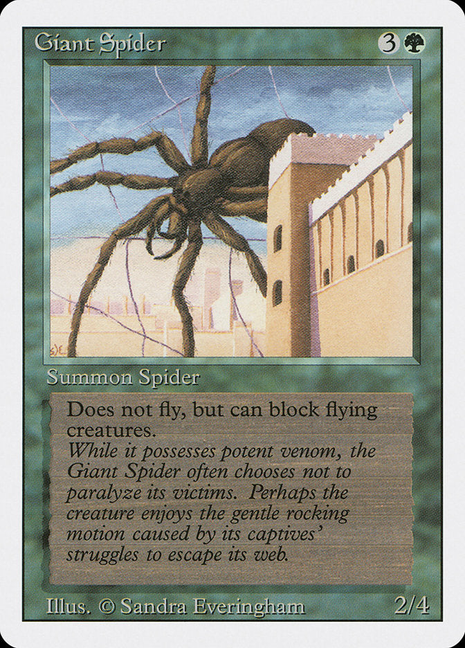 Giant Spider [Revised Edition] MTG Single Magic: The Gathering | Red Claw Gaming