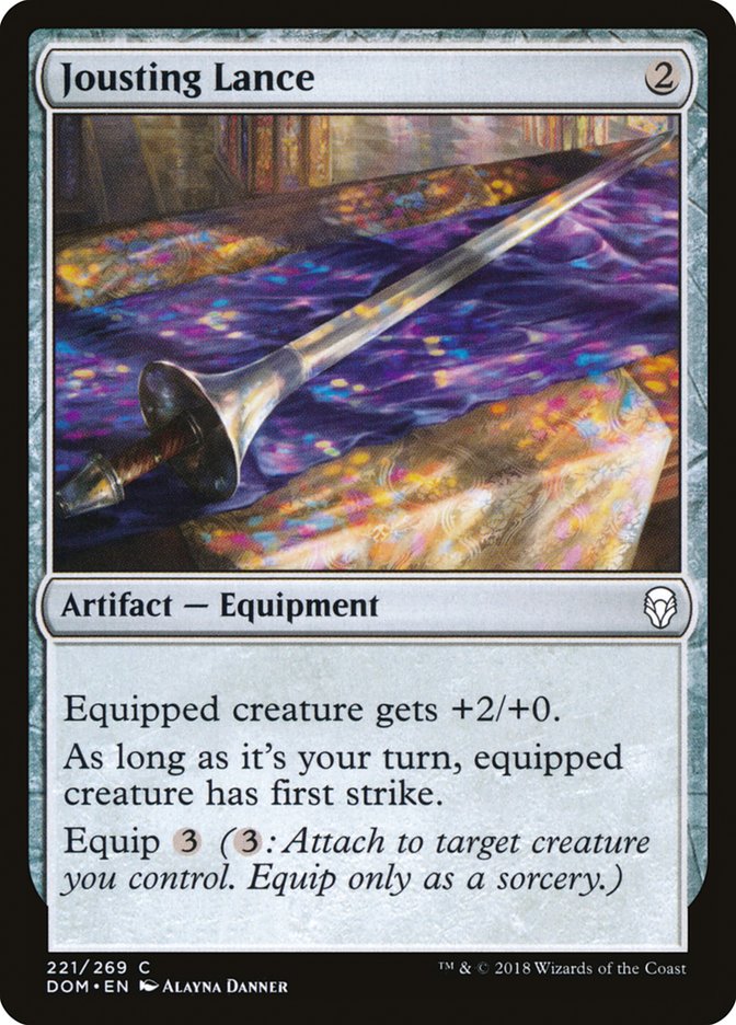 Jousting Lance [Dominaria] MTG Single Magic: The Gathering | Red Claw Gaming