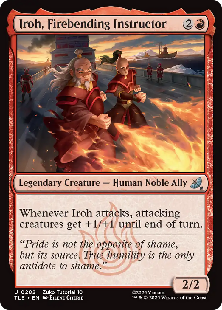 Iroh, Firebending Instructor (0282) [Avatar: The Last Airbender: Eternal-Legal] MTG Single Magic: The Gathering | Red Claw Gaming