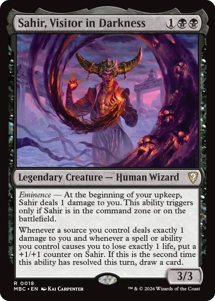 Sahir, Visitor in Darkness [Mystery Booster: Commander Edition] | Red Claw Gaming