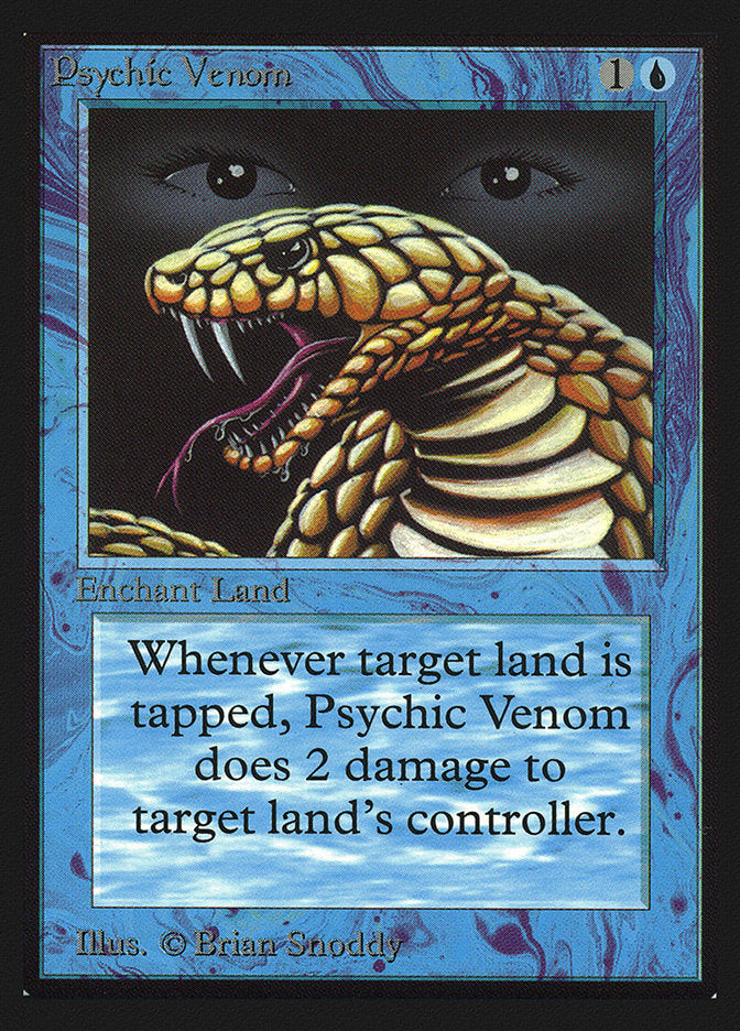 Psychic Venom [Collectors' Edition] MTG Single Magic: The Gathering | Red Claw Gaming