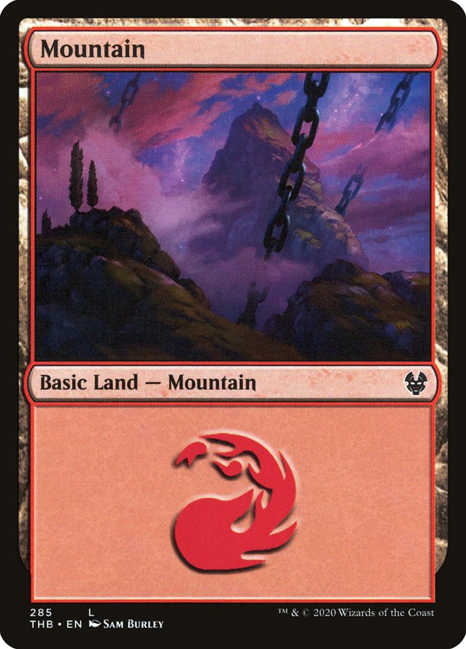 Mountain (285) [Theros Beyond Death] MTG Single Magic: The Gathering | Red Claw Gaming