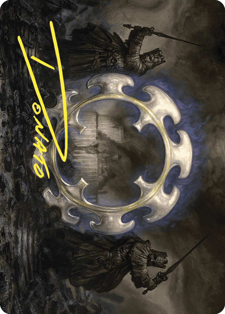 Court of Ardenvale Art Card (Gold-Stamped Signature) [Wilds of Eldraine Art Series] MTG Single Magic: The Gathering | Red Claw Gaming