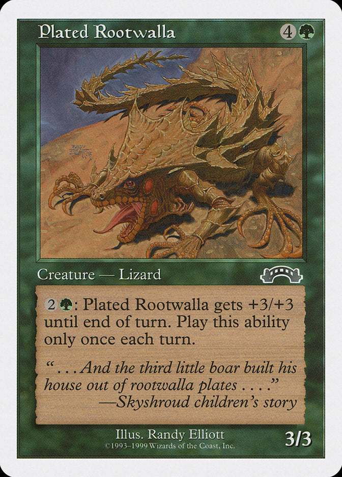 Plated Rootwalla [Battle Royale] MTG Single Magic: The Gathering | Red Claw Gaming