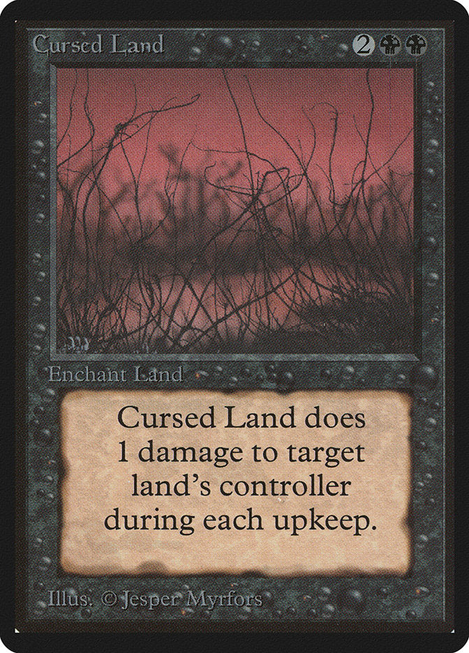 Cursed Land [Beta Edition] MTG Single Magic: The Gathering | Red Claw Gaming