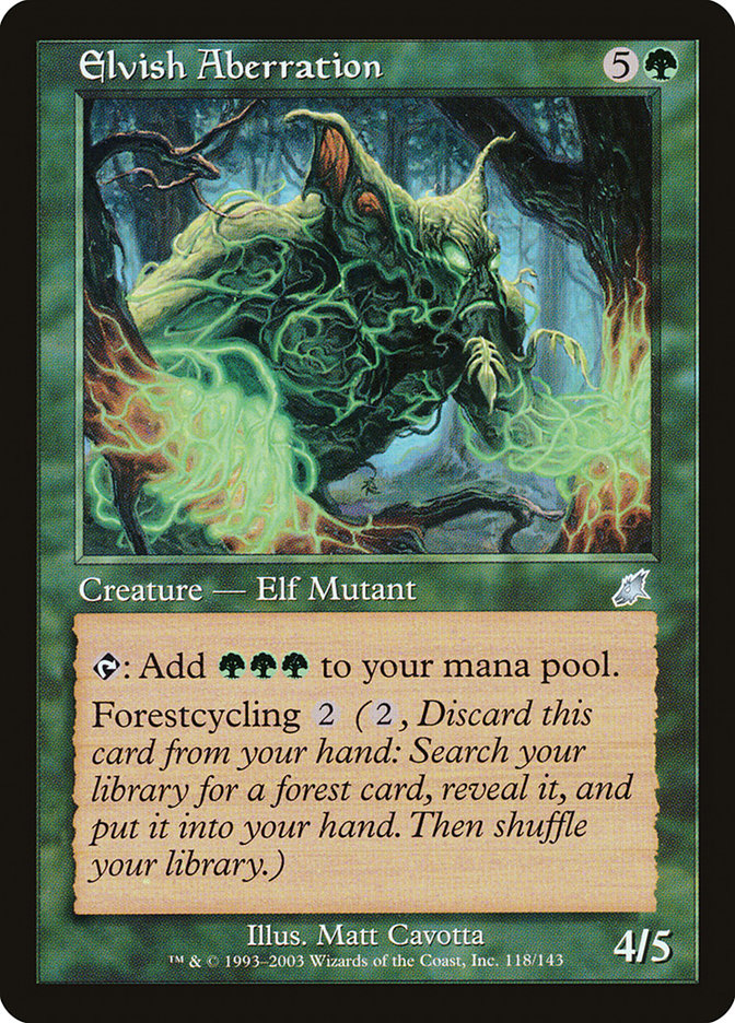 Elvish Aberration [Scourge] MTG Single Magic: The Gathering | Red Claw Gaming