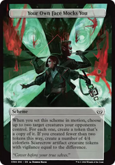 Your Own Face Mocks You (Full Art) [Duskmourn: Archenemy] MTG Single Magic: The Gathering    | Red Claw Gaming