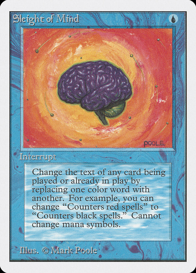 Sleight of Mind [Unlimited Edition] MTG Single Magic: The Gathering | Red Claw Gaming