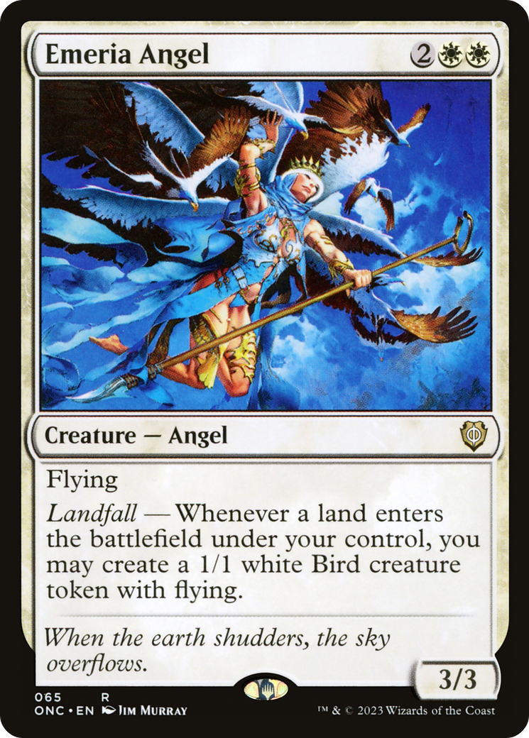 Emeria Angel [Phyrexia: All Will Be One Commander] MTG Single Magic: The Gathering | Red Claw Gaming